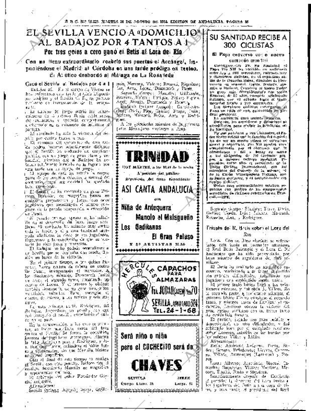 ABC SEVILLA 30-08-1955 página 23
