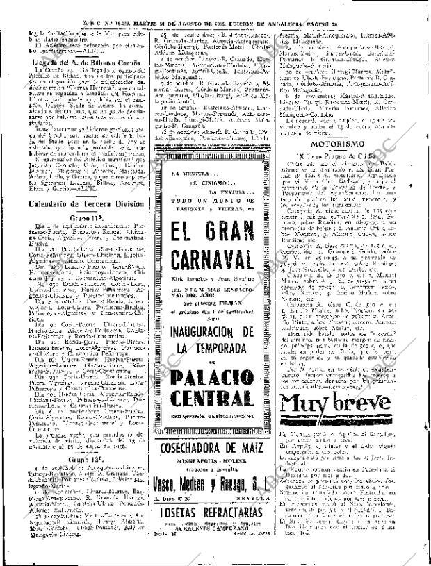 ABC SEVILLA 30-08-1955 página 26