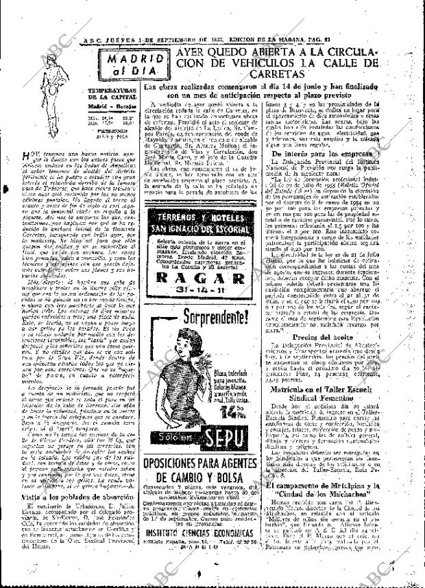 ABC MADRID 01-09-1955 página 27