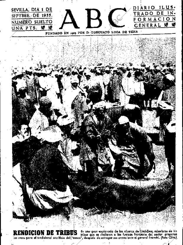 ABC SEVILLA 01-09-1955 página 1