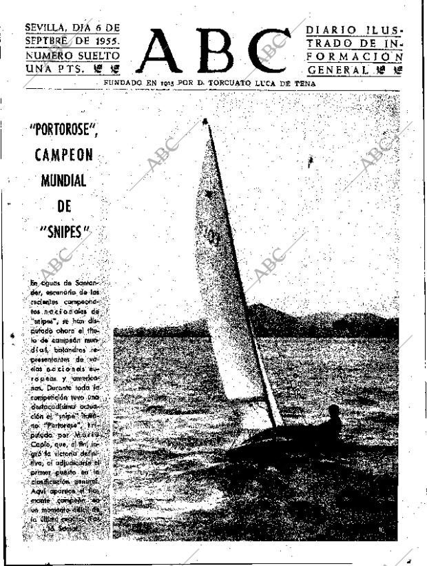 ABC SEVILLA 06-09-1955 página 1