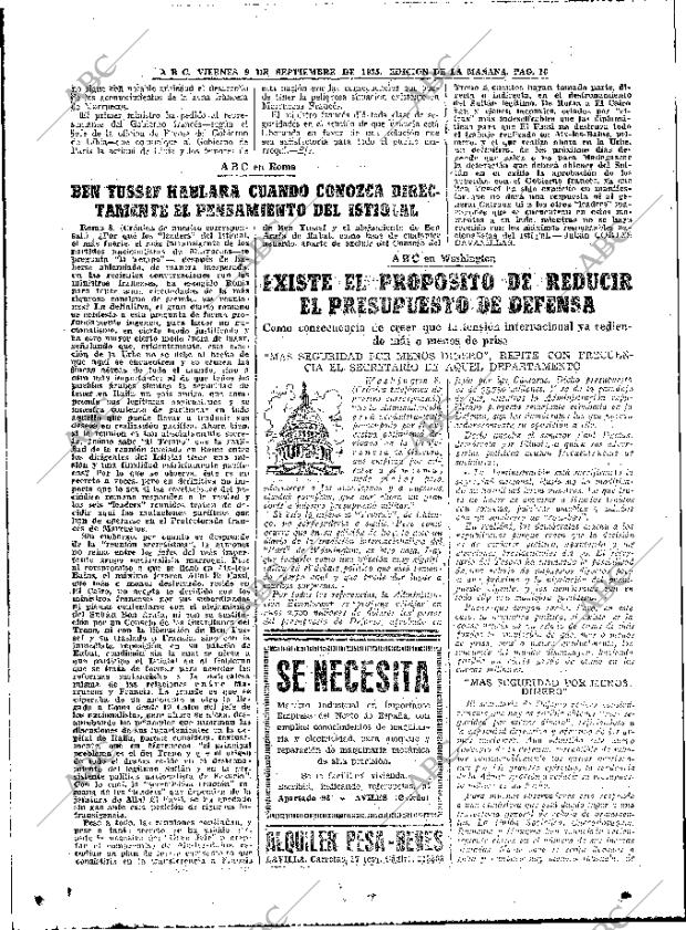 ABC MADRID 09-09-1955 página 16