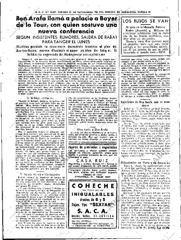 ABC SEVILLA 10-09-1955 página 17