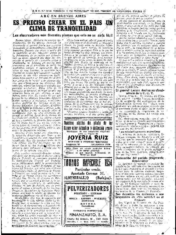 ABC SEVILLA 11-09-1955 página 17