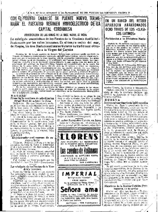 ABC SEVILLA 11-09-1955 página 25