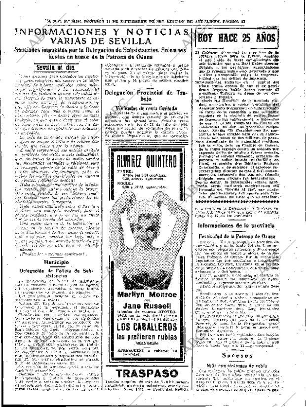 ABC SEVILLA 11-09-1955 página 27