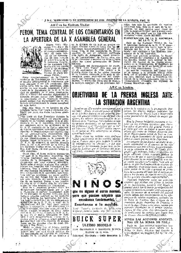 ABC MADRID 21-09-1955 página 25