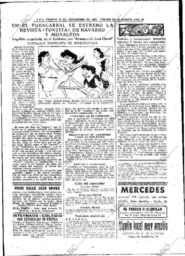 ABC MADRID 23-09-1955 página 44