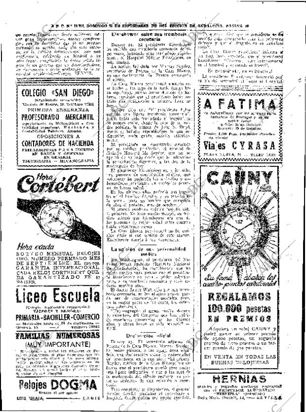 ABC SEVILLA 25-09-1955 página 20