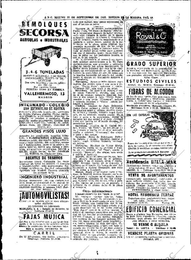 ABC MADRID 27-09-1955 página 48