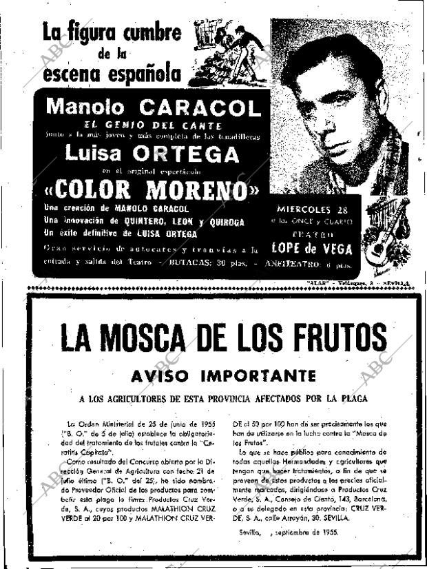 ABC SEVILLA 27-09-1955 página 12