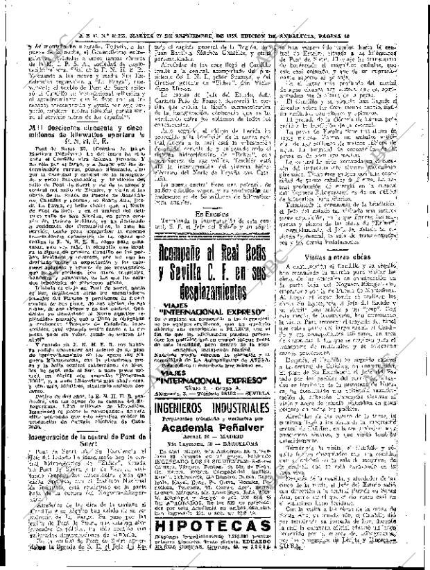 ABC SEVILLA 27-09-1955 página 16