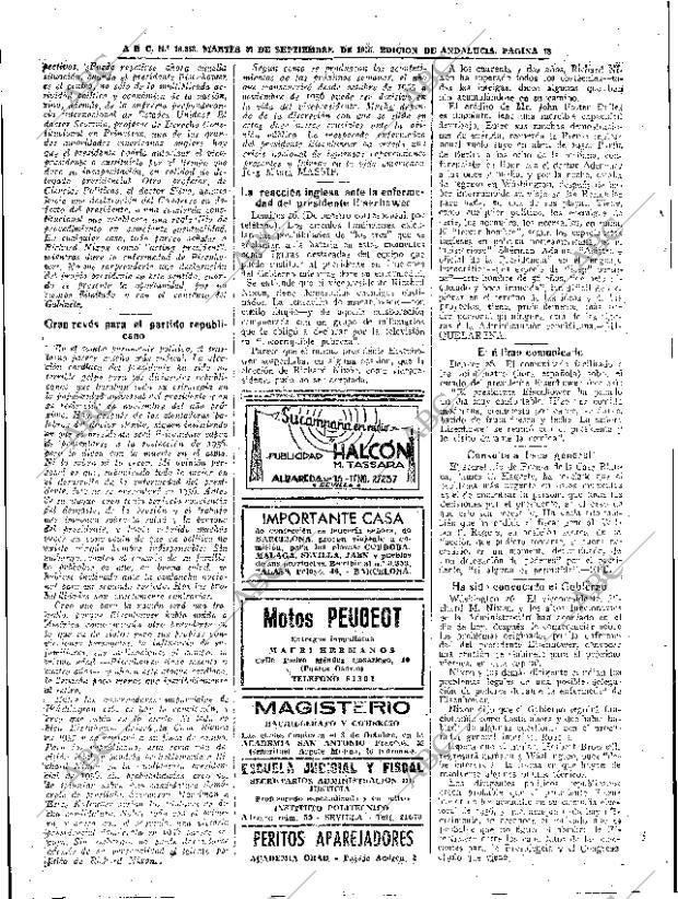 ABC SEVILLA 27-09-1955 página 18