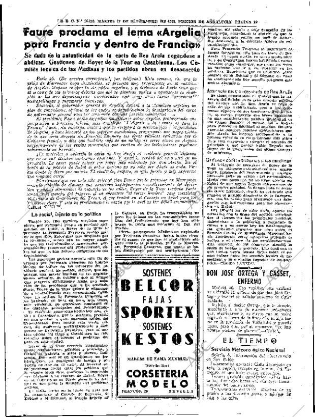 ABC SEVILLA 27-09-1955 página 19