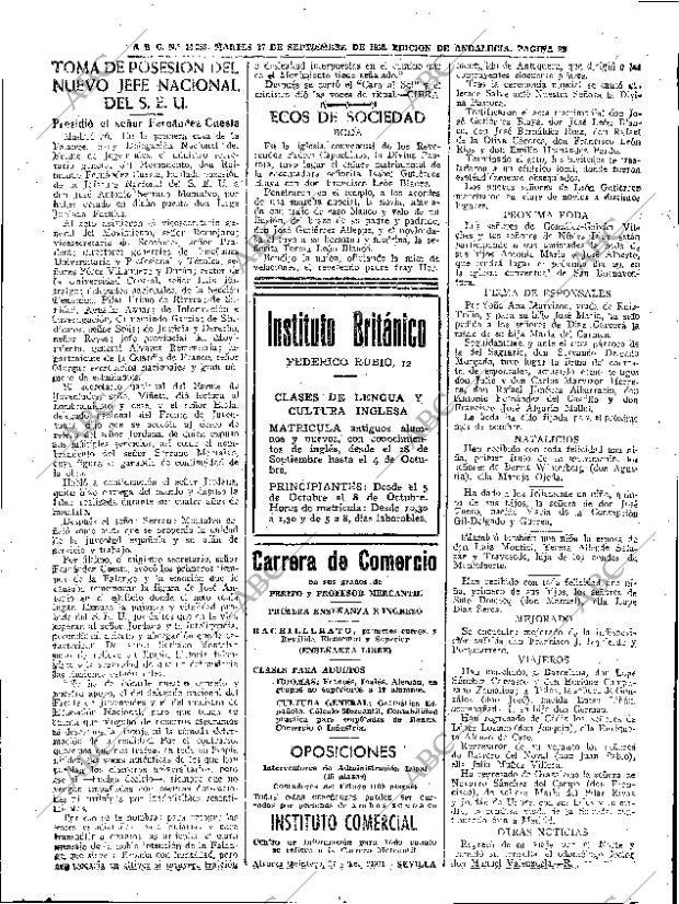 ABC SEVILLA 27-09-1955 página 22