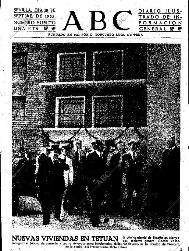 ABC SEVILLA 28-09-1955 página 1