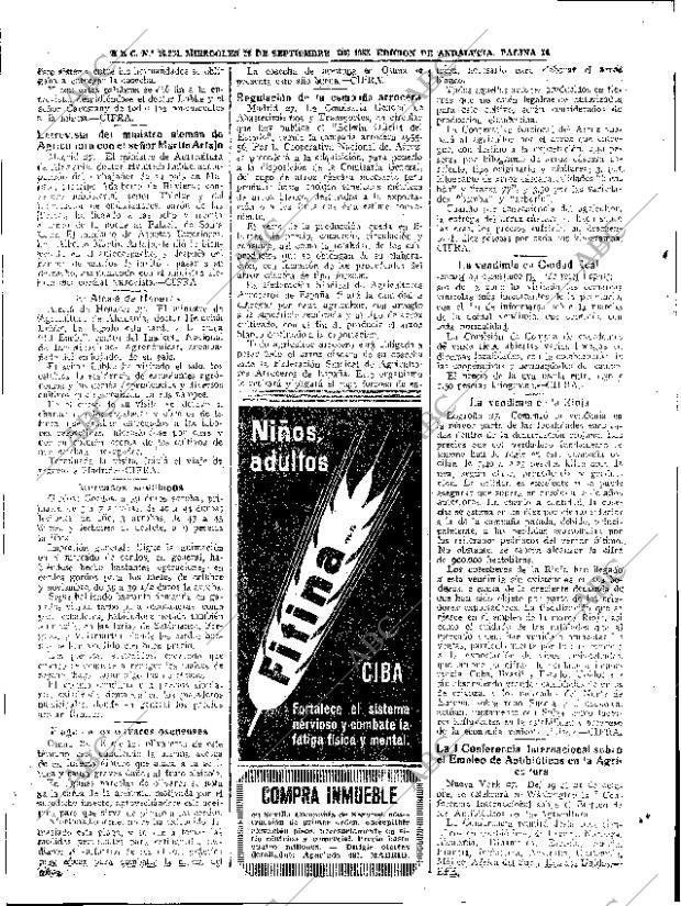 ABC SEVILLA 28-09-1955 página 14