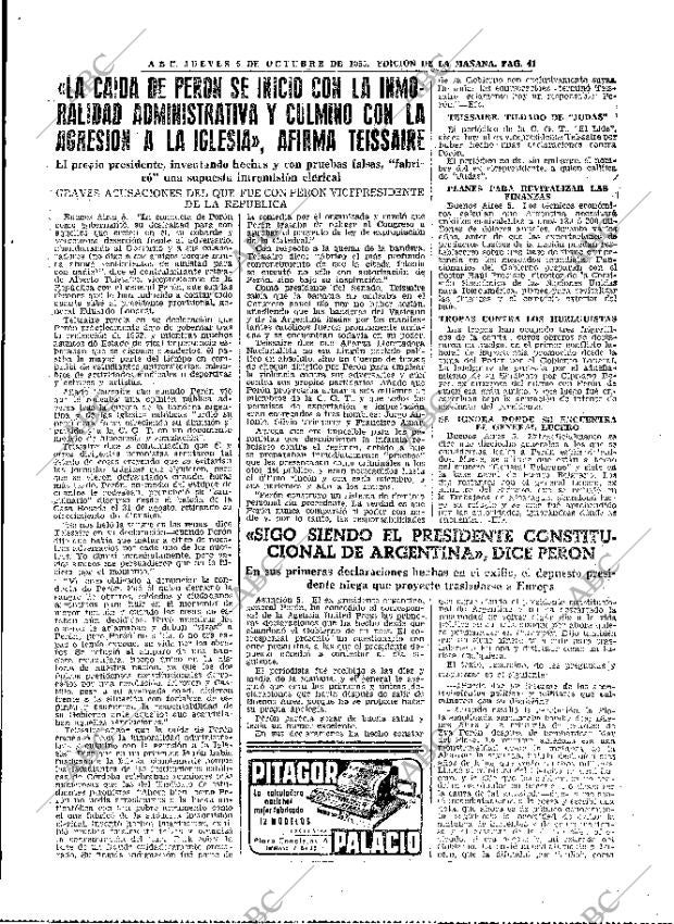ABC MADRID 06-10-1955 página 41