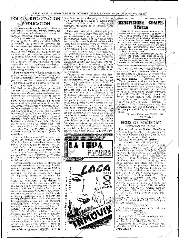 ABC SEVILLA 19-10-1955 página 18