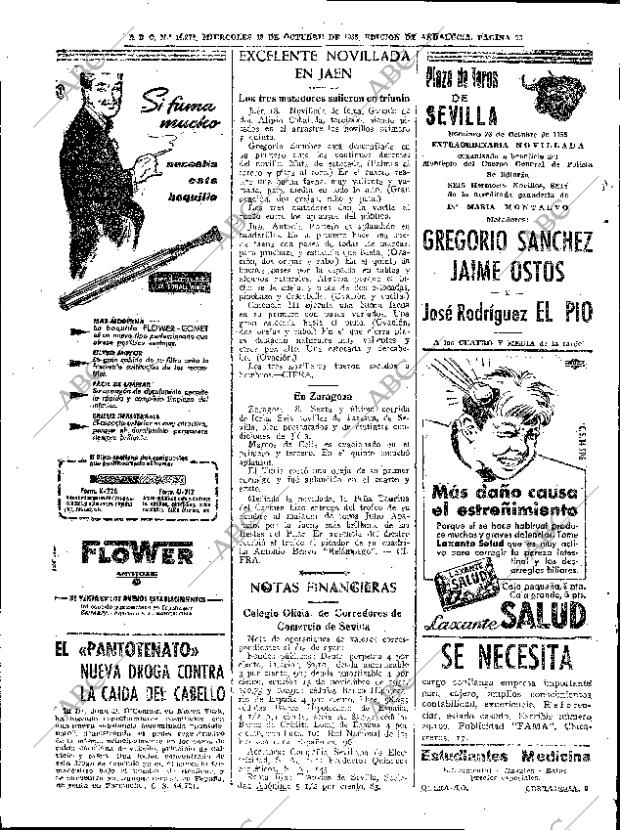 ABC SEVILLA 19-10-1955 página 28