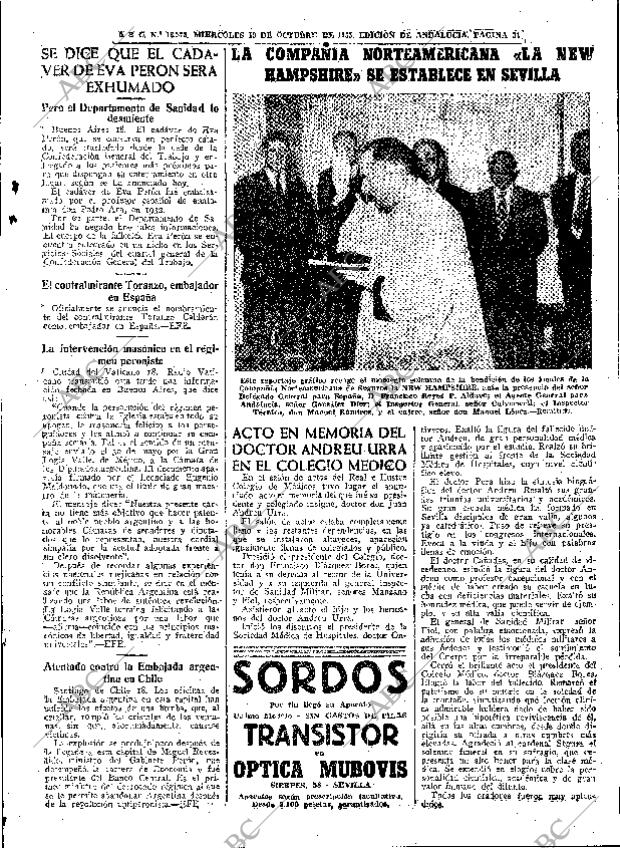 ABC SEVILLA 19-10-1955 página 31