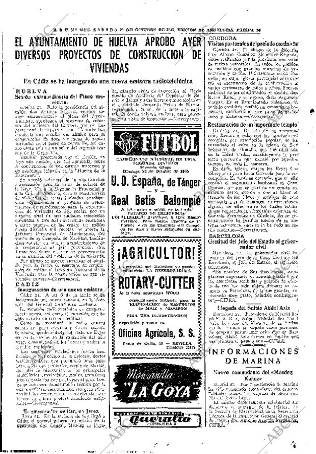ABC SEVILLA 22-10-1955 página 26