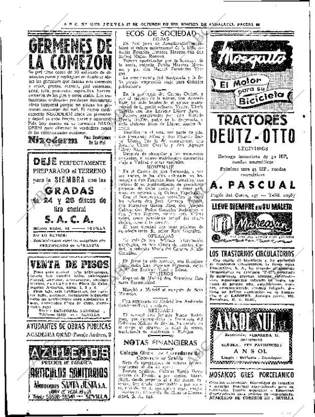 ABC SEVILLA 27-10-1955 página 28