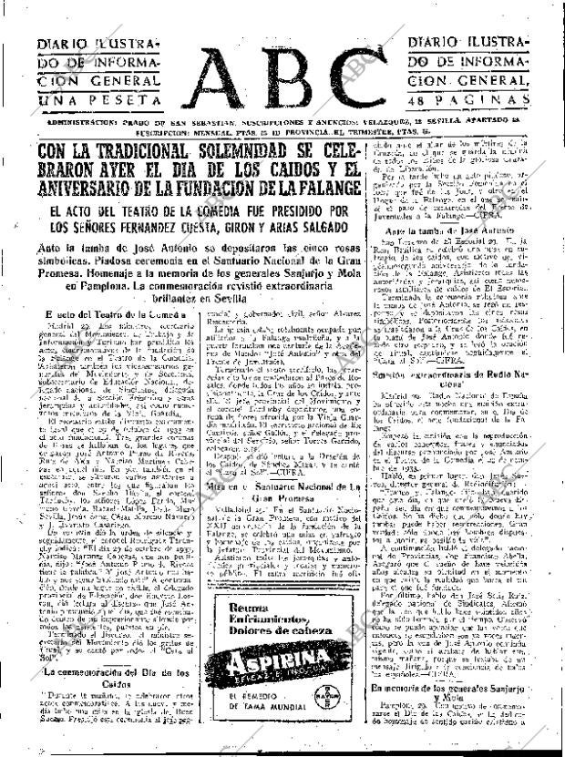 ABC SEVILLA 30-10-1955 página 23