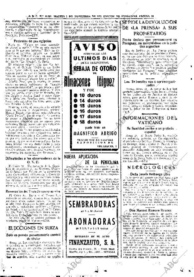 ABC SEVILLA 01-11-1955 página 14
