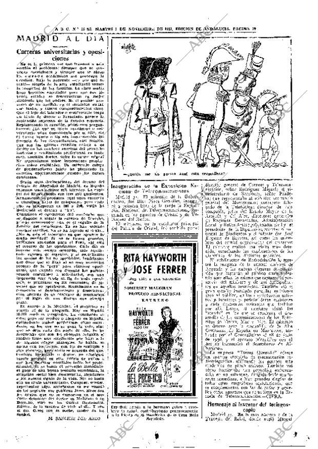 ABC SEVILLA 01-11-1955 página 19
