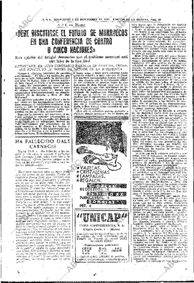 ABC MADRID 02-11-1955 página 27