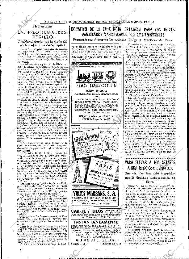 ABC MADRID 10-11-1955 página 40