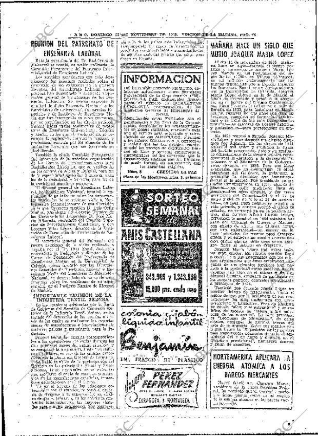 ABC MADRID 13-11-1955 página 66