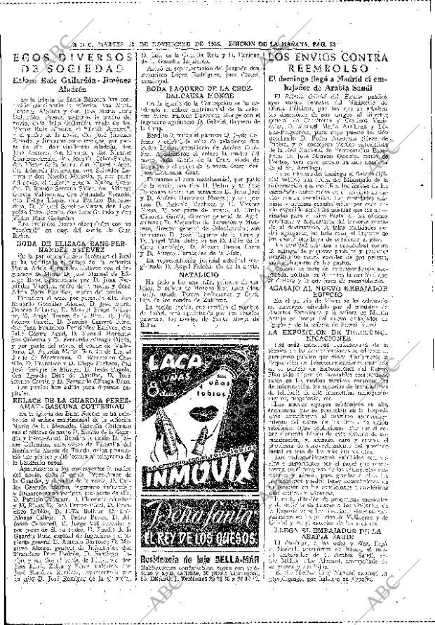 ABC MADRID 15-11-1955 página 38
