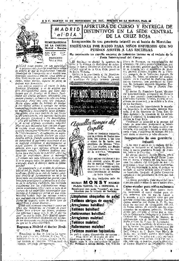 ABC MADRID 15-11-1955 página 43