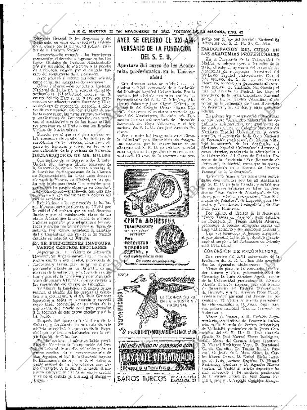 ABC MADRID 22-11-1955 página 36