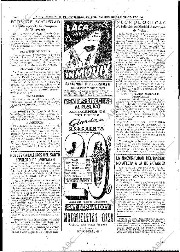 ABC MADRID 22-11-1955 página 38