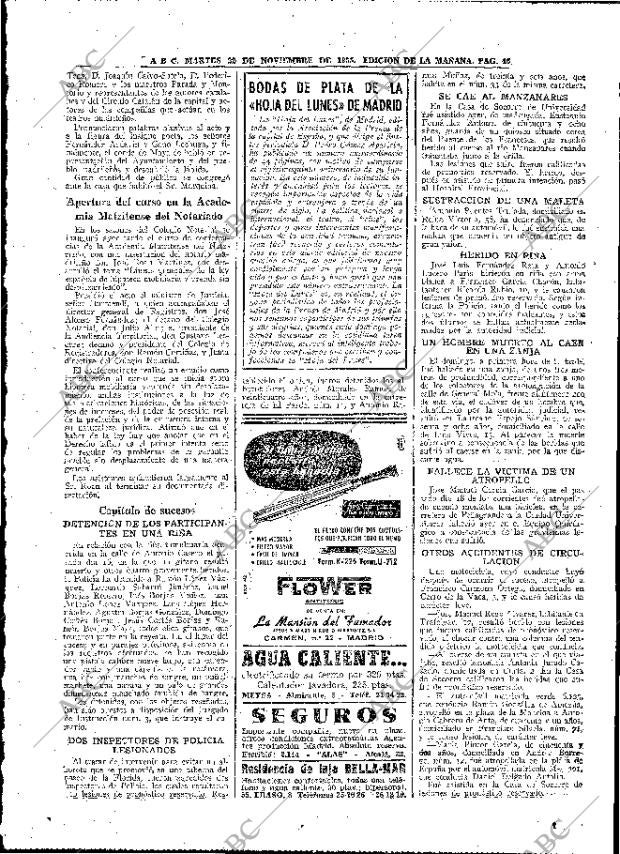 ABC MADRID 22-11-1955 página 40