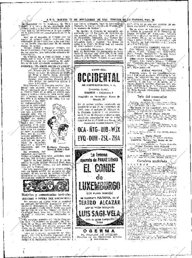 ABC MADRID 22-11-1955 página 52