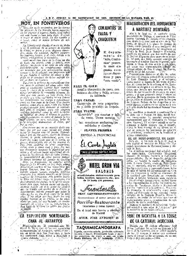 ABC MADRID 24-11-1955 página 41