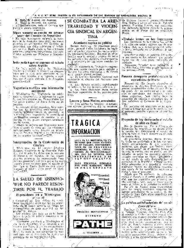 ABC SEVILLA 24-11-1955 página 18