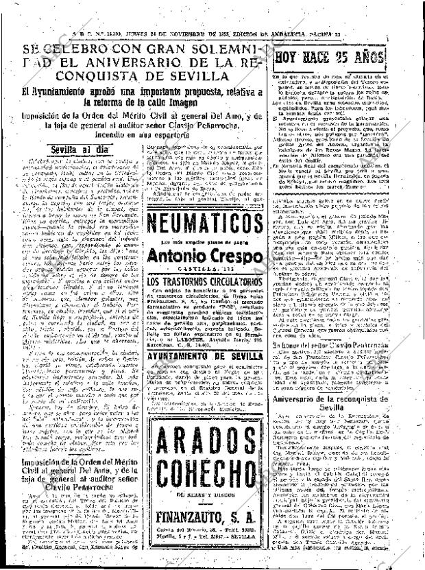 ABC SEVILLA 24-11-1955 página 27