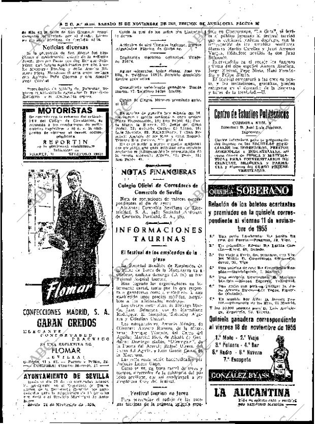 ABC SEVILLA 26-11-1955 página 28