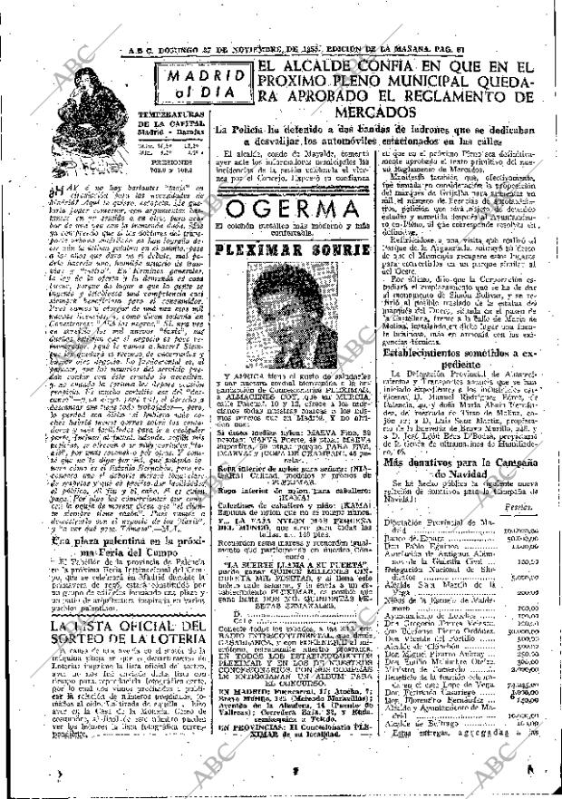 ABC MADRID 27-11-1955 página 67