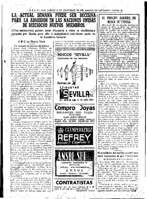 ABC SEVILLA 29-11-1955 página 19