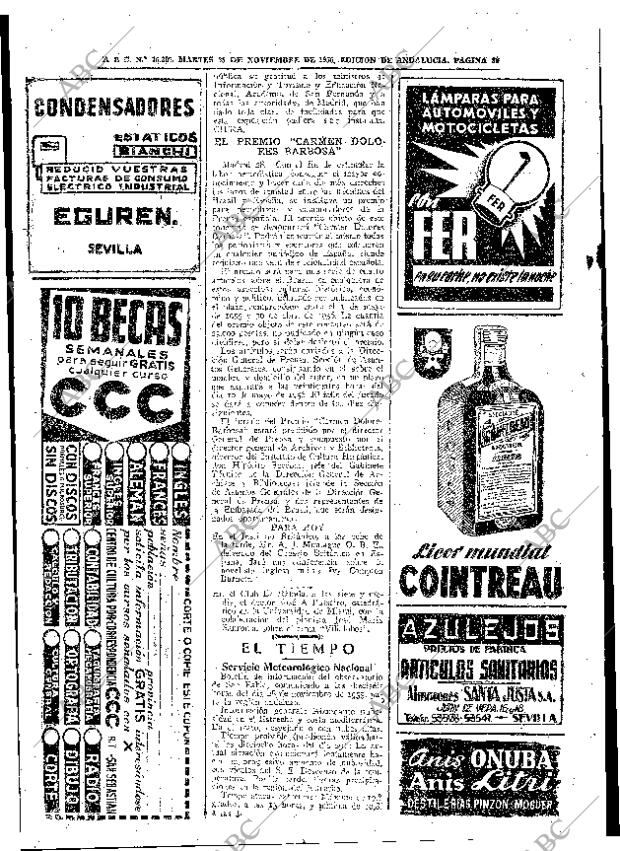 ABC SEVILLA 29-11-1955 página 26
