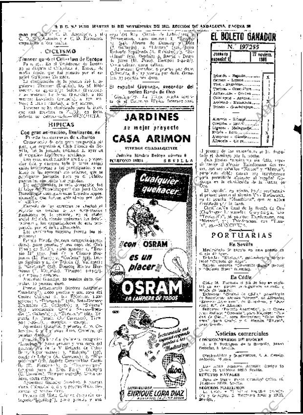 ABC SEVILLA 29-11-1955 página 38