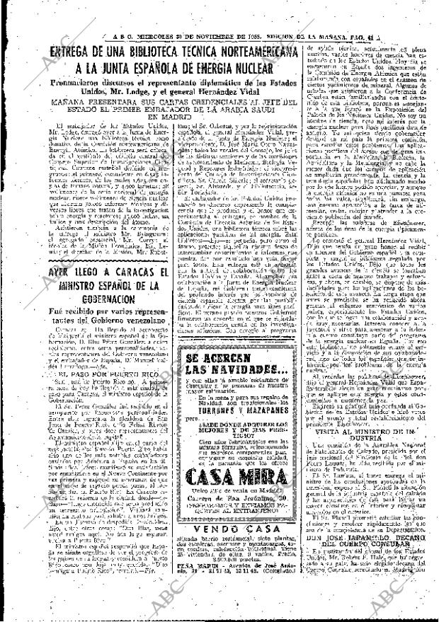 ABC MADRID 30-11-1955 página 39