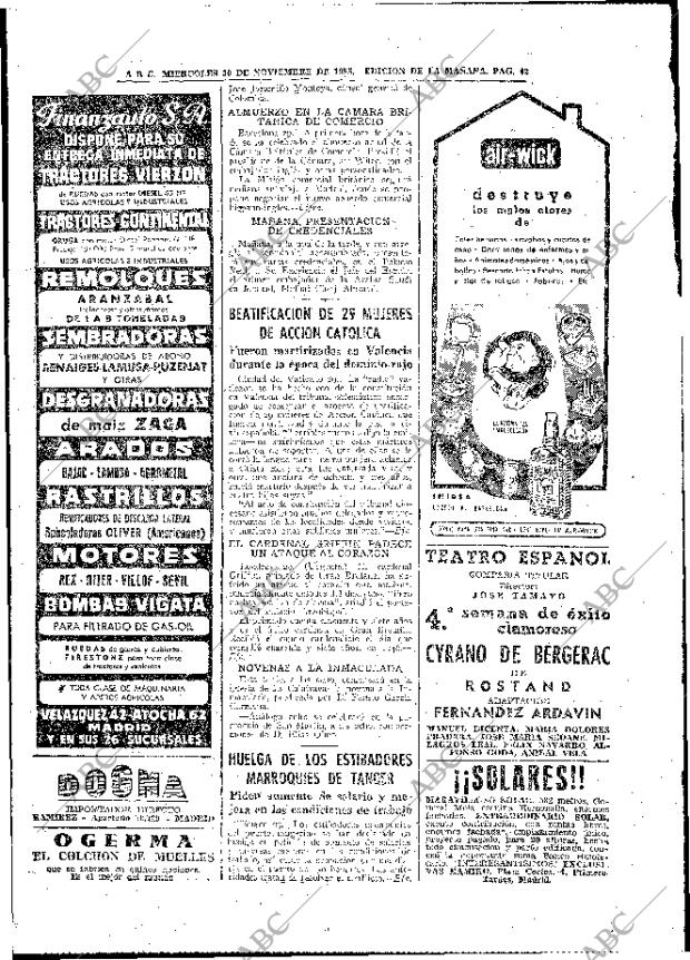 ABC MADRID 30-11-1955 página 40