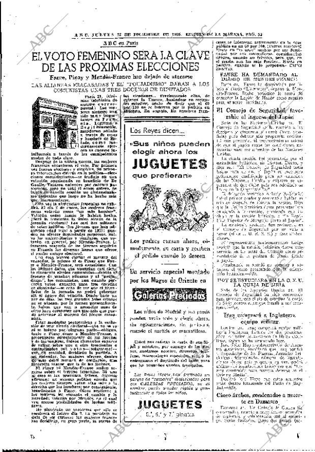 ABC MADRID 22-12-1955 página 47